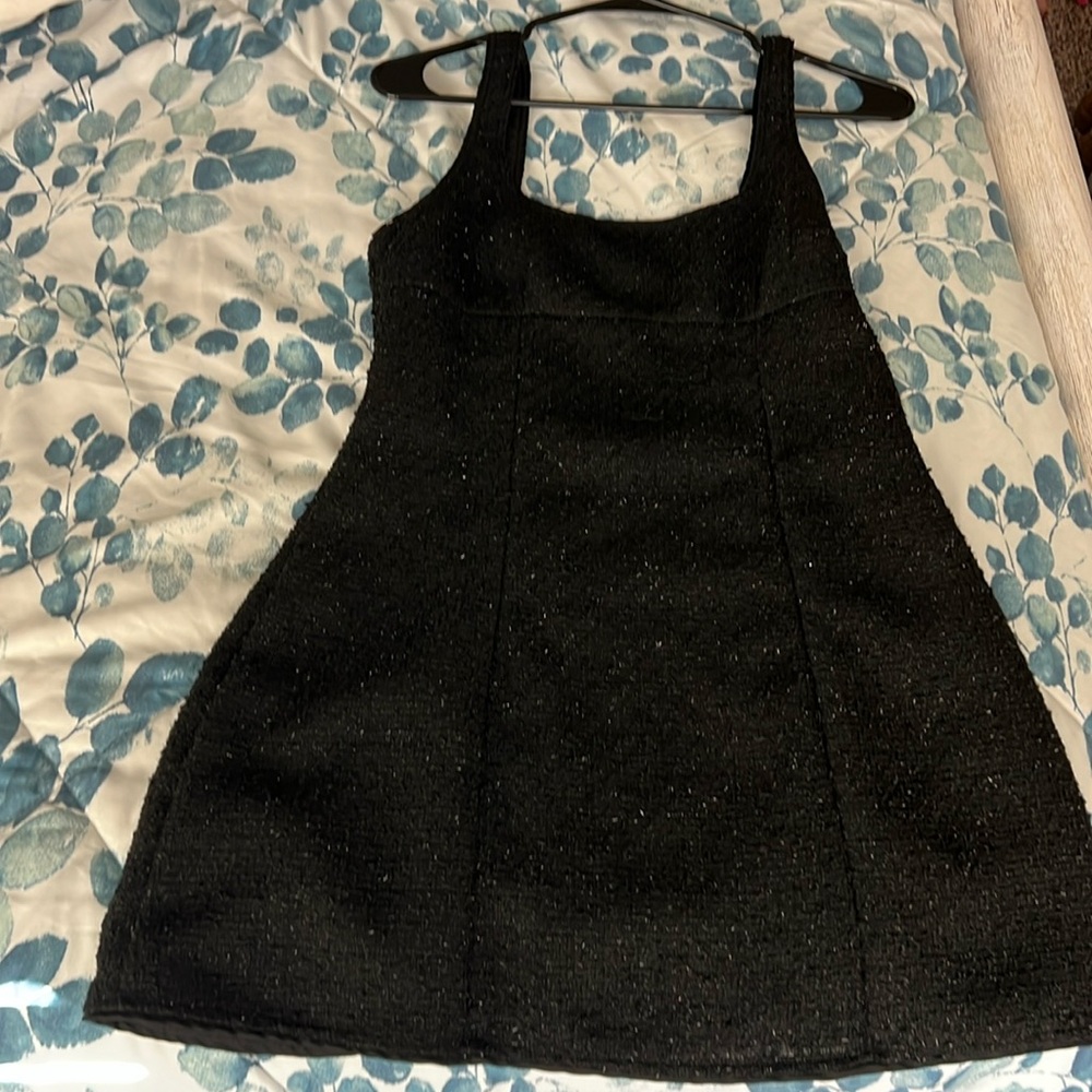 H&M Black Shine Cocktail Dress